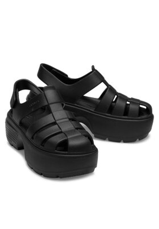 Crocs Sandały Stomp Fisherman Sandal 209938 Czarny. Kolor: czarny