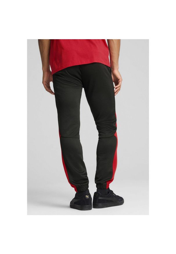 Puma - Męskie spodnie AC Milan ftblNRGY+ PUMA Black For All Time Red. Kolor: czerwony, wielokolorowy, czarny. Materiał: dresówka
