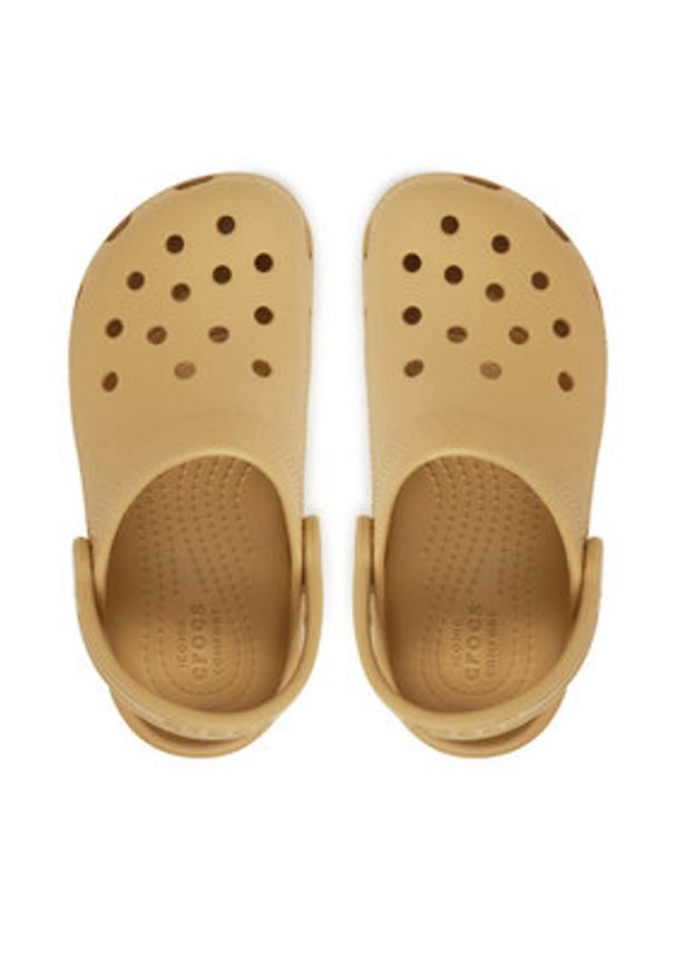 Crocs Klapki Classic Clog K 206991 Brązowy. Kolor: brązowy