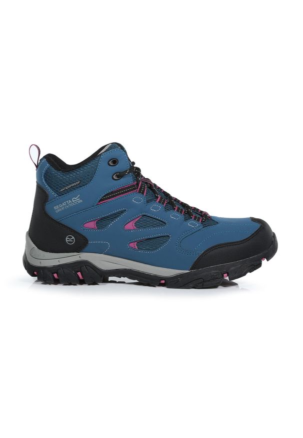 Holcombe IEP Mid Regatta damskie trekkingowe buty. Kolor: niebieski. Materiał: poliester