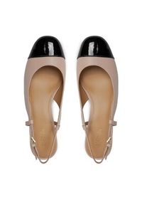 MICHAEL Michael Kors Baleriny Perla Flex Sling Flat 40R4PLFP1L Różowy. Kolor: różowy. Materiał: skóra #4