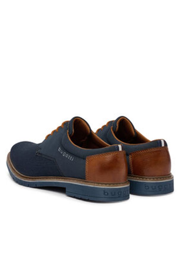 Bugatti Półbuty Carrion 335-AVE01-6955-4141 Granatowy. Kolor: niebieski. Materiał: skóra