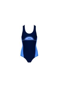 AQUA-SPORT - Strój jednoczęściowy pływacki dziecięcy aqua-sport sylvia. Kolor: niebieski. Materiał: lycra, poliester #1