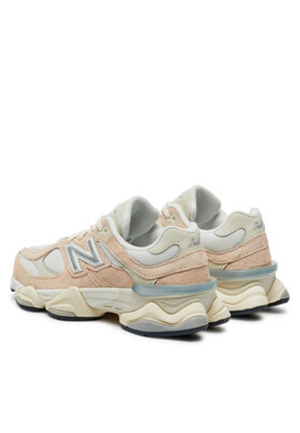 New Balance Sneakersy 9060 V1 U9060WNA Pomarańczowy. Kolor: pomarańczowy. Materiał: zamsz, skóra