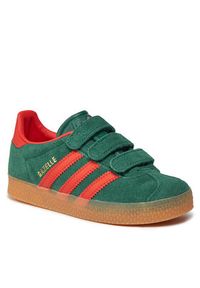 Adidas - adidas Sneakersy Gazelle Kids IE8674 Zielony. Kolor: zielony. Materiał: zamsz, skóra. Model: Adidas Gazelle #2