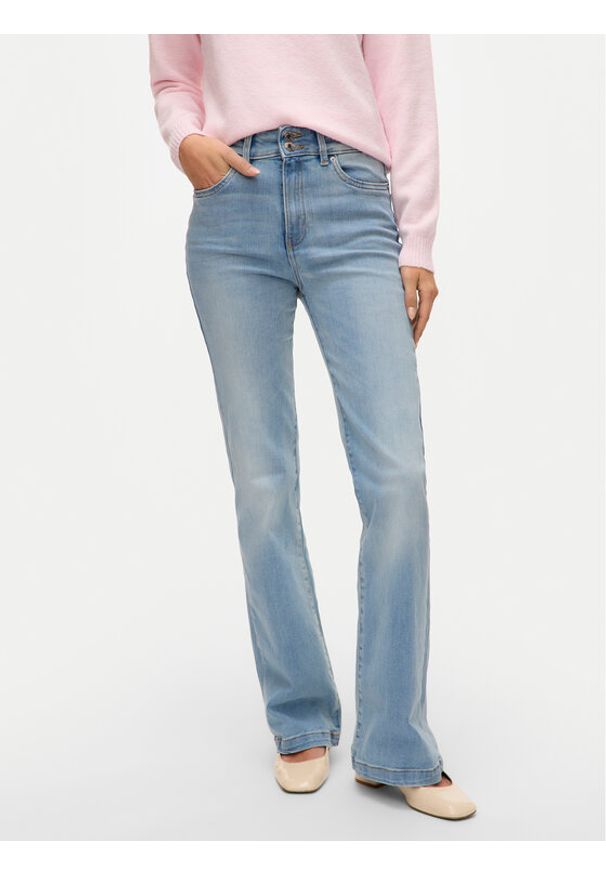 Vero Moda Jeansy Tanna 10325960 Niebieski Flared Fit. Kolor: niebieski