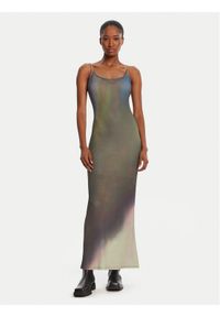 Desigual Sukienka codzienna Janis 25WWVK13 Kolorowy Slim Fit. Okazja: na co dzień. Materiał: syntetyk. Wzór: kolorowy. Typ sukienki: proste. Styl: casual