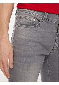 Pierre Cardin Szorty jeansowe C7 34520.8130 Szary Modern Fit. Kolor: szary. Materiał: jeans, bawełna