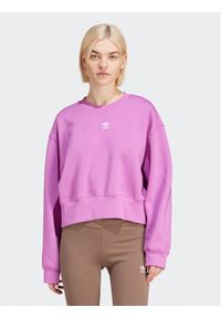 Adidas - adidas Bluza adicolor Essentials IR5975 Różowy Oversize. Kolor: różowy. Materiał: bawełna #1