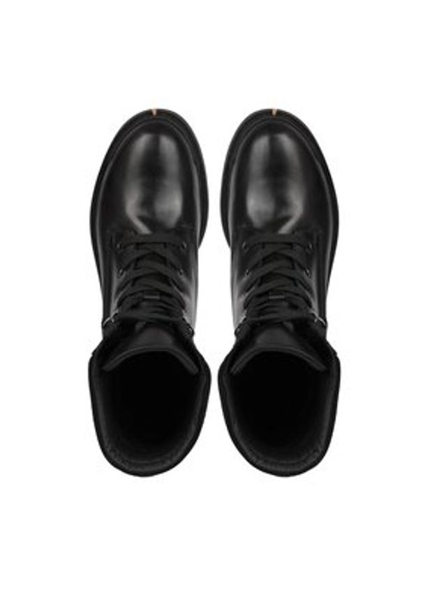 Geox Trzewiki D36UPA-04322 C9999 Czarny. Kolor: czarny. Materiał: skóra