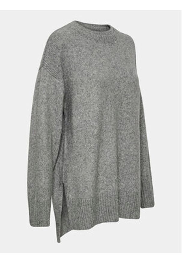 Kaffe Sweter Kaolga 10507816 Szary Oversize. Kolor: szary. Materiał: syntetyk