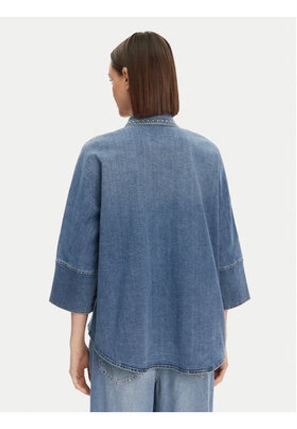 only - ONLY Koszula jeansowa Grace 15338585 Niebieski Loose Fit. Kolor: niebieski. Materiał: bawełna