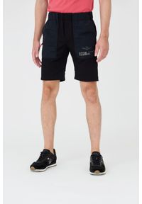 Aeronautica Militare - AERONAUTICA MILITARE Czarne męskie spodenki, Rozmiar M. Kolor: czarny #6