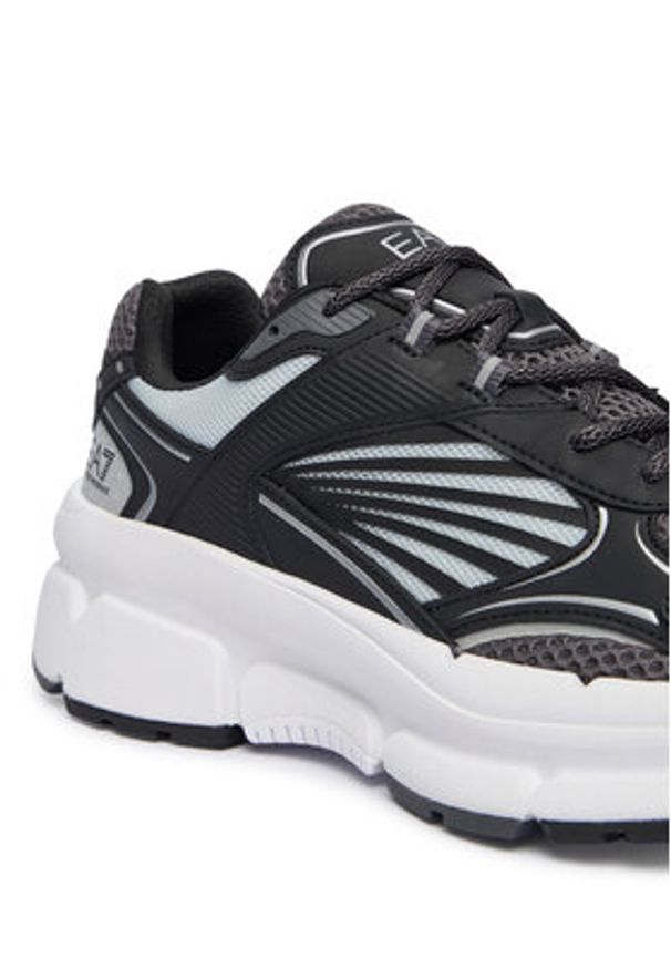 EA7 Emporio Armani Sneakersy X8X236 XK424 MZ197 Czarny. Kolor: czarny. Materiał: materiał