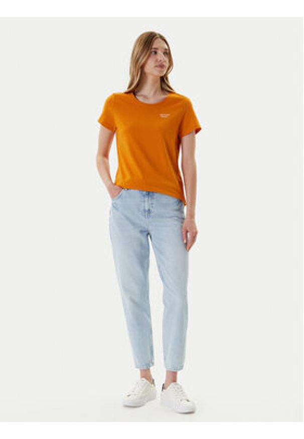 Mustang Jeansy Charlotte 1016196 Błękitny Mom Fit. Kolor: niebieski