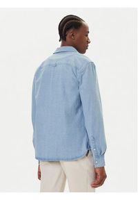 Mustang Koszula jeansowa Duver 1016950 Niebieski Regular Fit. Kolor: niebieski. Materiał: bawełna #3