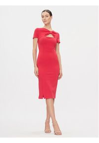 Rinascimento Sukienka koktajlowa CFC0115348003 Różowy Slim Fit. Kolor: różowy. Materiał: syntetyk. Styl: wizytowy #6