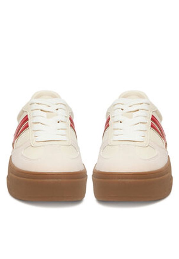 DeeZee Sneakersy AM2518 Beżowy. Kolor: beżowy. Materiał: skóra