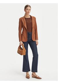 Rinascimento Jeansy CFC0127957003 Granatowy Bootcut Fit. Kolor: niebieski #6