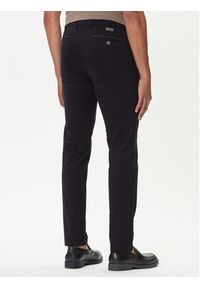 Bugatti Spodnie materiałowe 4220 16224 Czarny Slim Fit. Kolor: czarny. Materiał: bawełna