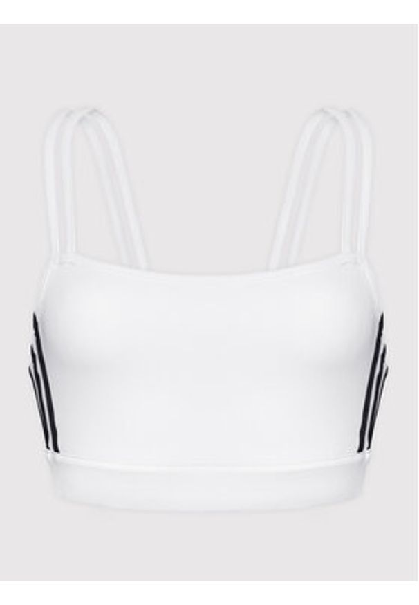 Adidas - adidas Biustonosz top adicolor Classics H37790 Biały. Kolor: biały. Materiał: syntetyk