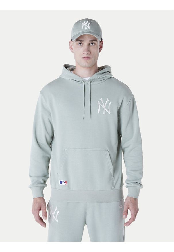 New Era Bluza New York Yankees MLB League 60596175 Zielony Regular Fit. Kolor: zielony. Materiał: bawełna