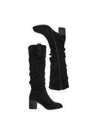 DeeZee Kozaki HX24012-1 Czarny. Kolor: czarny. Materiał: materiał #3