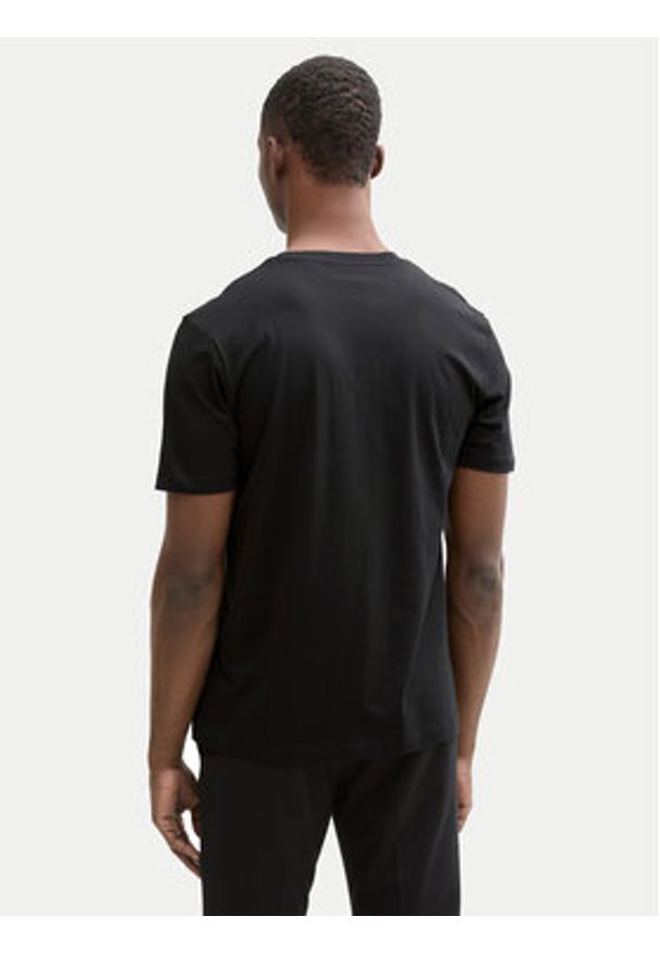 Tom Tailor Denim T-Shirt 1043491 Czarny Regular Fit. Kolor: czarny. Materiał: bawełna