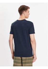 Quiksilver T-Shirt Essentials EQYKT04092 Granatowy Regular Fit. Kolor: niebieski. Materiał: bawełna #3