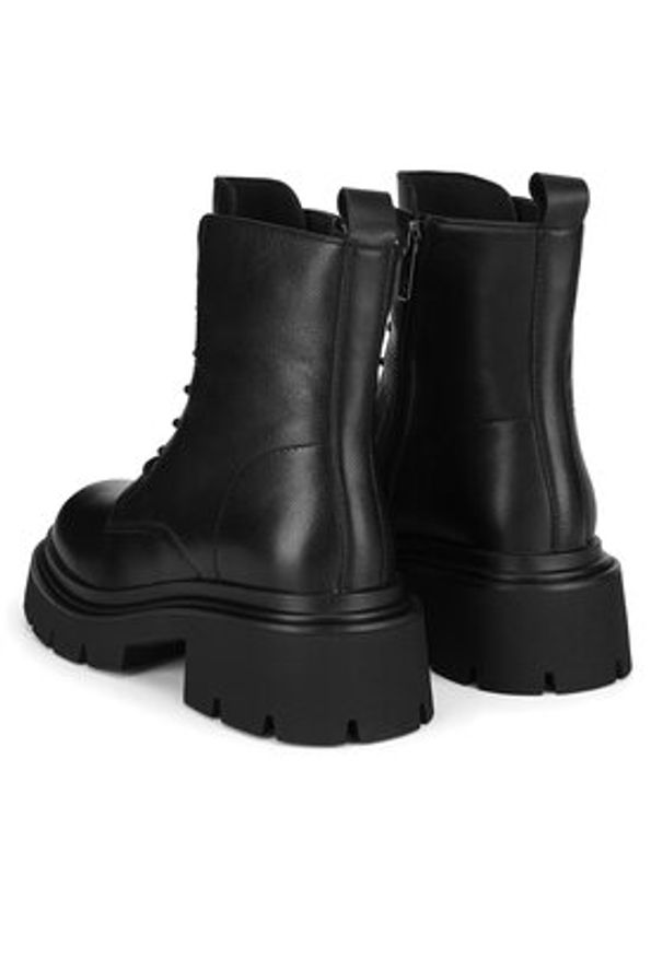 Badura Trzewiki WFA3113-1Z Czarny. Kolor: czarny. Materiał: skóra