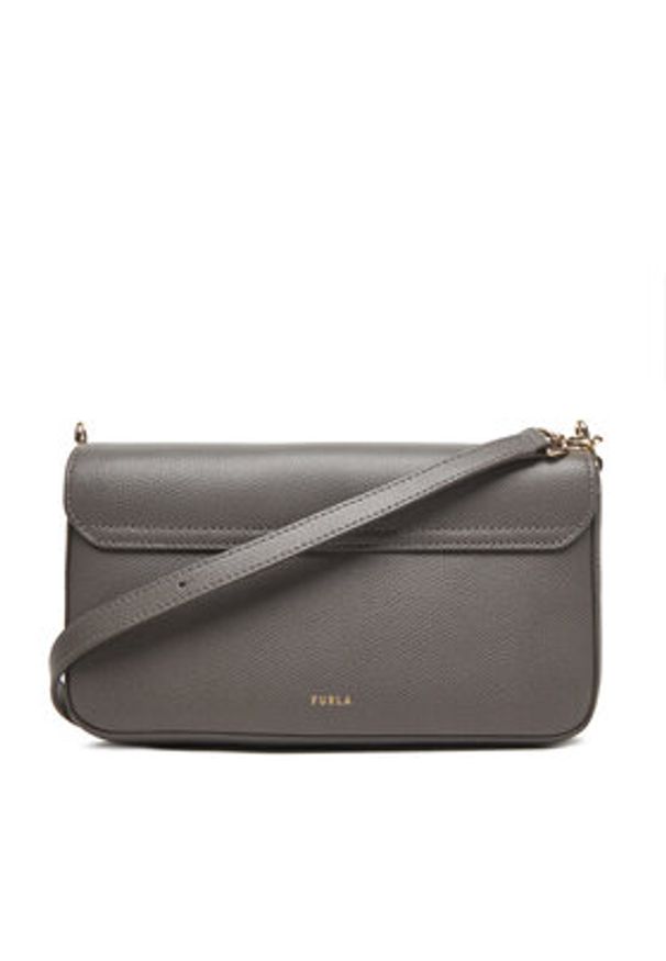Furla Torebka Iride WB01826 ARE000 CN 4283S 1007 Szary. Kolor: szary. Materiał: skórzane