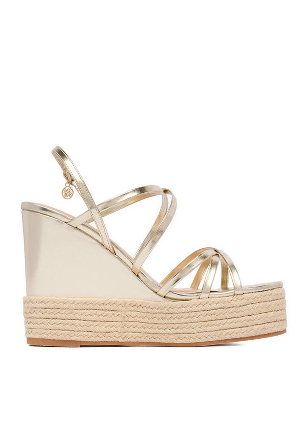 Sandały Nine West. Kolor: złoty