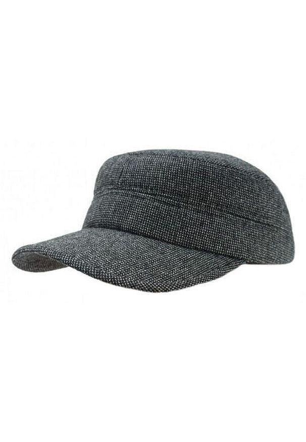 Szara czapka Pako Jeans na jesień, melanż