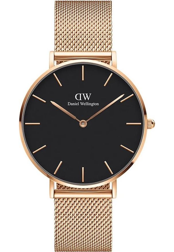 Zegarek Daniel Wellington Zegarek damski Daniel Wellington DW00100303 różowe złoto. Kolor: złoty, wielokolorowy, różowy