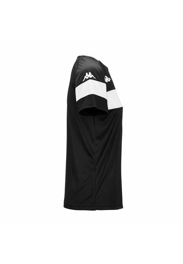 Damski jersey Kappa Dareta. Kolor: biały, wielokolorowy, czarny. Materiał: jersey