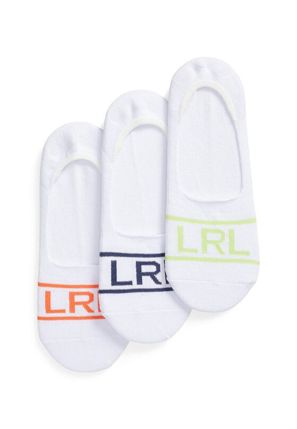 Lauren Ralph Lauren Zestaw 3 par niskich skarpet damskich Liner 3 Pack 454903930001 Kolorowy. Materiał: materiał. Wzór: kolorowy