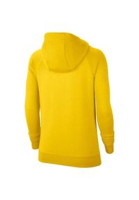 Nike - Damska Bluza Z Kapturem Park 20 Raglan. Typ kołnierza: kaptur. Kolor: żółty. Długość rękawa: raglanowy rękaw