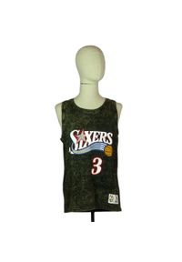 Mitchell & Ness - Tank top Philadelphia 76ers Quintessential Acid Wash. Kolor: czarny. Sport: koszykówka #1
