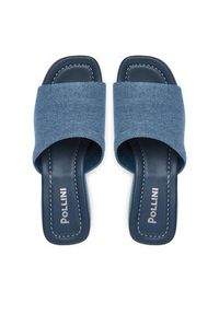 Pollini Klapki SA28248I0MTQ0707 Niebieski. Kolor: niebieski. Materiał: materiał #4