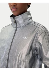 Adidas - adidas Kurtka jeansowa Firebird KD2910 Srebrny Regular Fit. Kolor: srebrny. Materiał: bawełna #3