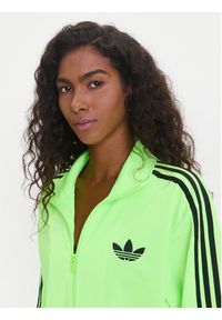 Adidas - adidas Bluza adicolor Classic Firebird JX7859 Zielony Loose Fit. Kolor: zielony. Materiał: syntetyk #8