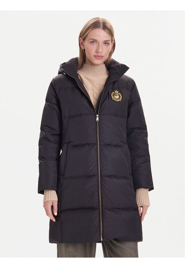 Lauren Ralph Lauren - LAUREN RALPH LAUREN Płaszcz zimowy 297P04126001 Czarny Regular Fit. Kolor: czarny. Materiał: syntetyk. Sezon: zima