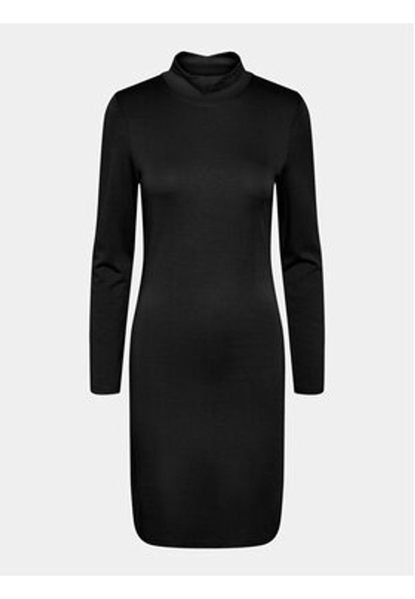 Pieces Sukienka codzienna 17141051 Czarny Slim Fit. Okazja: na co dzień. Kolor: czarny. Materiał: wiskoza. Typ sukienki: proste. Styl: casual