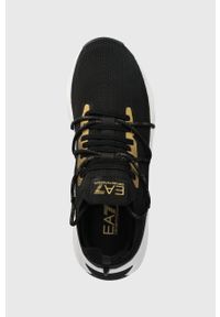 EA7 Emporio Armani sneakersy kolor czarny X8X087 XK227 M700. Zapięcie: sznurówki. Kolor: czarny. Materiał: guma #3