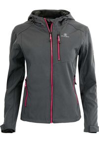 ZUMBA WEAR - Kurtka Softshell Octavia dla kobiet - Styl i komfort w każdej sytuacji. Kolor: szary. Materiał: elastan, poliester. Sport: turystyka piesza