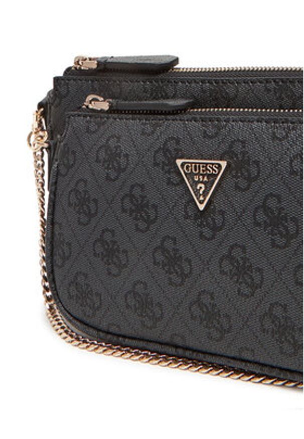 Guess Torebka Noelle II Mini HWBG96 72710 Szary. Kolor: szary. Materiał: skórzane