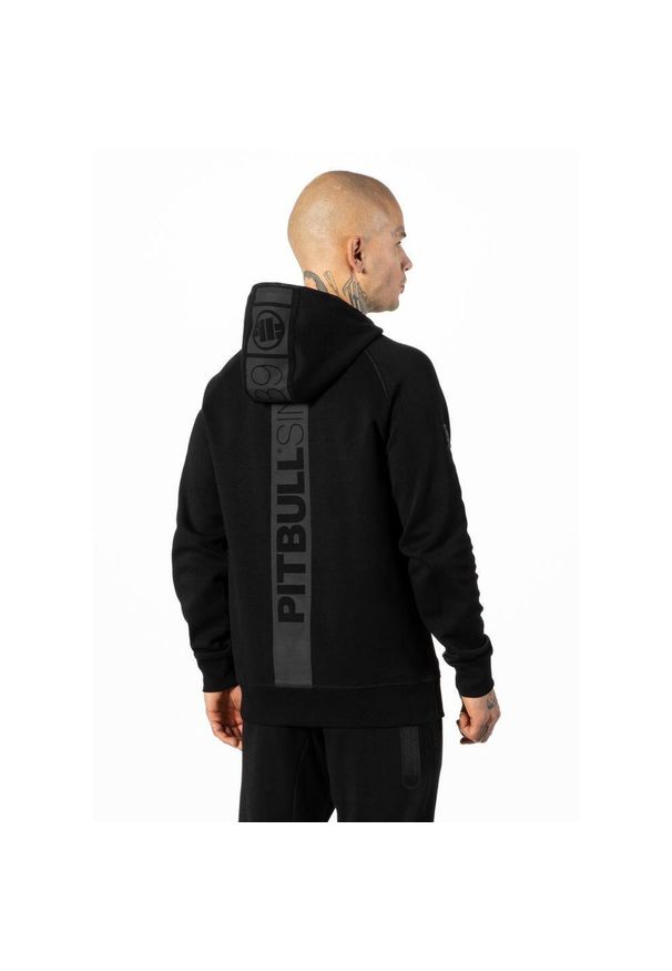 PITBULL - Bluza sportowa męska Pitbull West Coast Stafford Hooded. Typ kołnierza: kaptur. Kolor: czarny