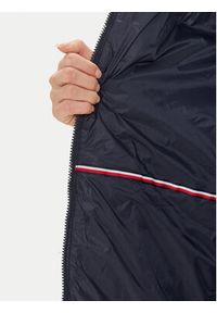 TOMMY HILFIGER - Tommy Hilfiger Płaszcz zimowy WW0WW43119 Granatowy Regular Fit. Kolor: niebieski. Materiał: syntetyk. Sezon: zima #5