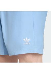Adidas - adidas Szorty kąpielowe adicolor 3-Stripes JX5017 Błękitny Regular Fit. Kolor: niebieski. Materiał: syntetyk #2
