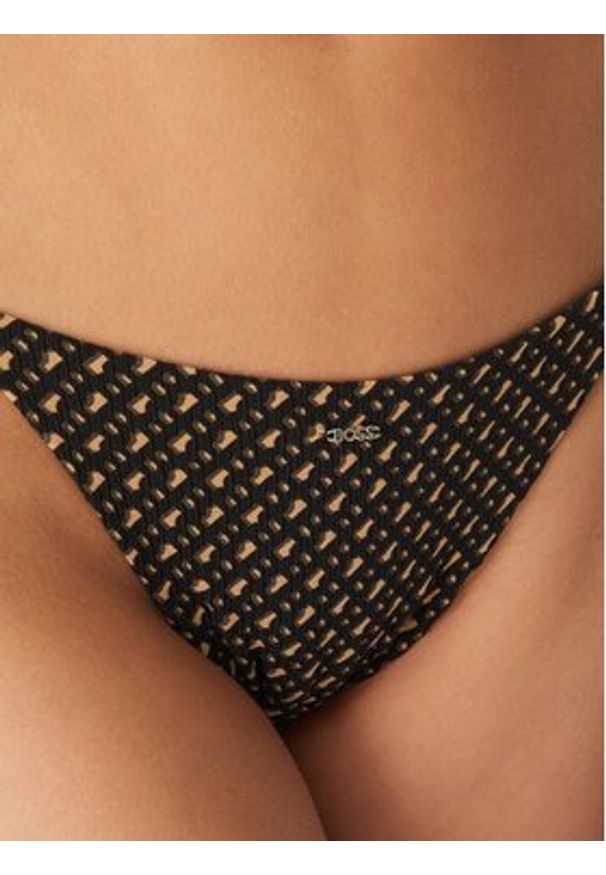 BOSS Dół od bikini 50561379 Czarny. Kolor: czarny. Materiał: syntetyk